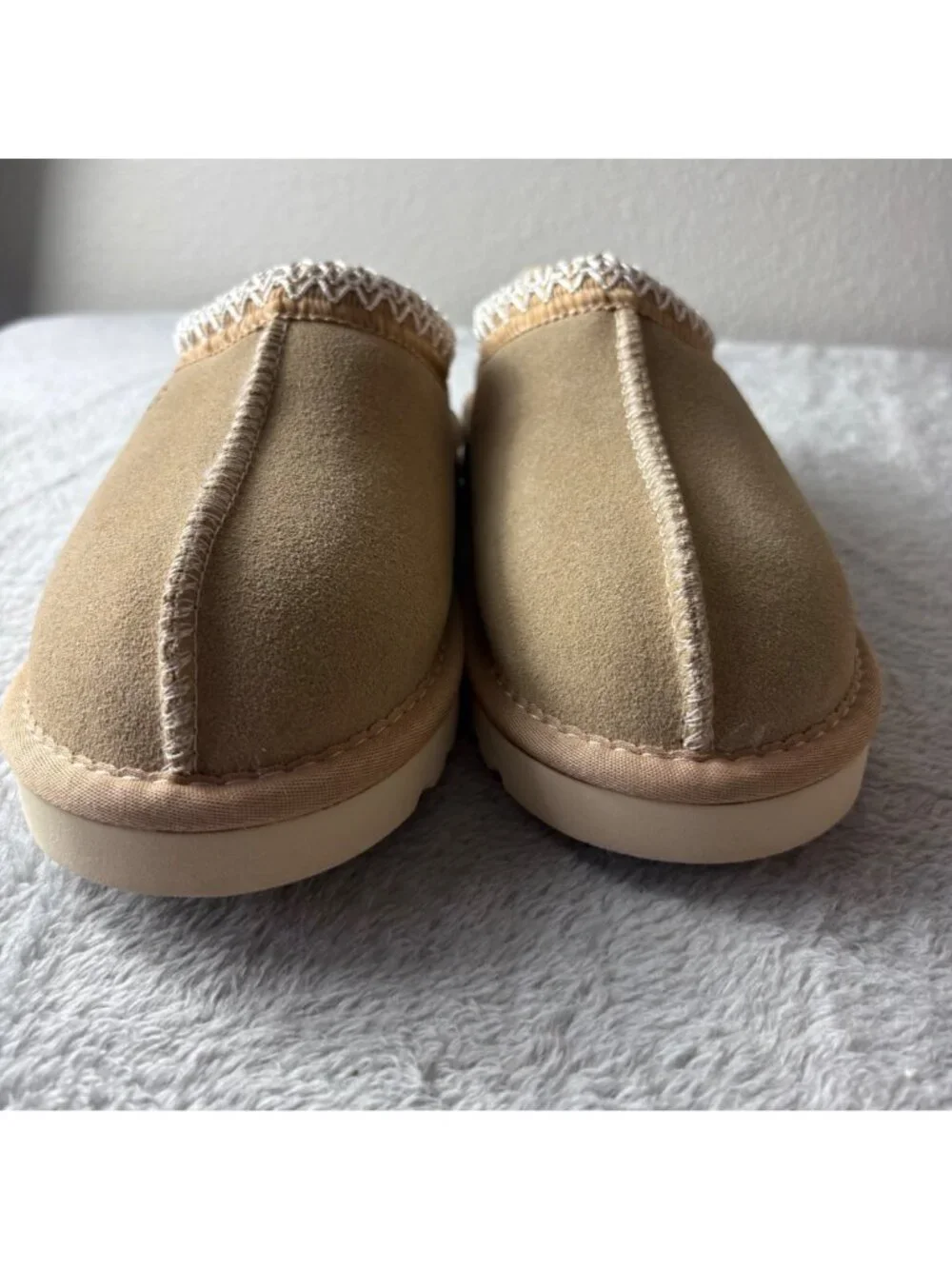 UGG Tasman II Fleece Lined Slippers Shoes Girls 5 Chestnut New Gorpcore